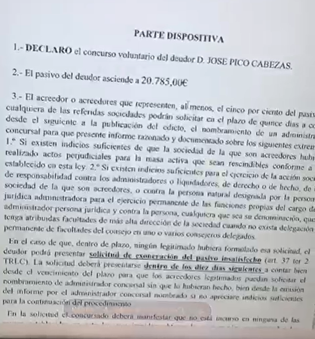 Testimonio Jose picó
